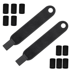 EOYVAIL Hand & Joints Bandages, Splints & Loops, Wrist Brace, Finger Joint Cover Set, Orthopedic Wrist Brace (12 Pieces, Black)