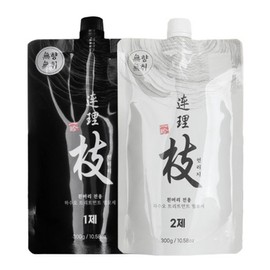ILJIN Yeonriji Haseo Treatment Hair Color, 4.5 Natural Chestnut Brown, 1 Piece / 일진 연리지 하수오 트리트먼트 헤어칼라, 4.5 자연스런 밤갈색, 1개