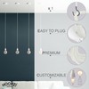 Hoopzi - Pendant Light 1 Flamming - 2.5 m Textile