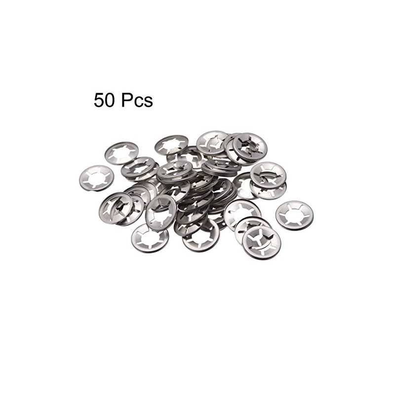 sourcing map Pack of 50 Internal Tooth Discs M14 x
