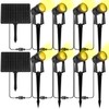 ZYAN 13FT(2x6.5FT) Solar Landscape Lights Extension Cable, Suitable for ZYAN