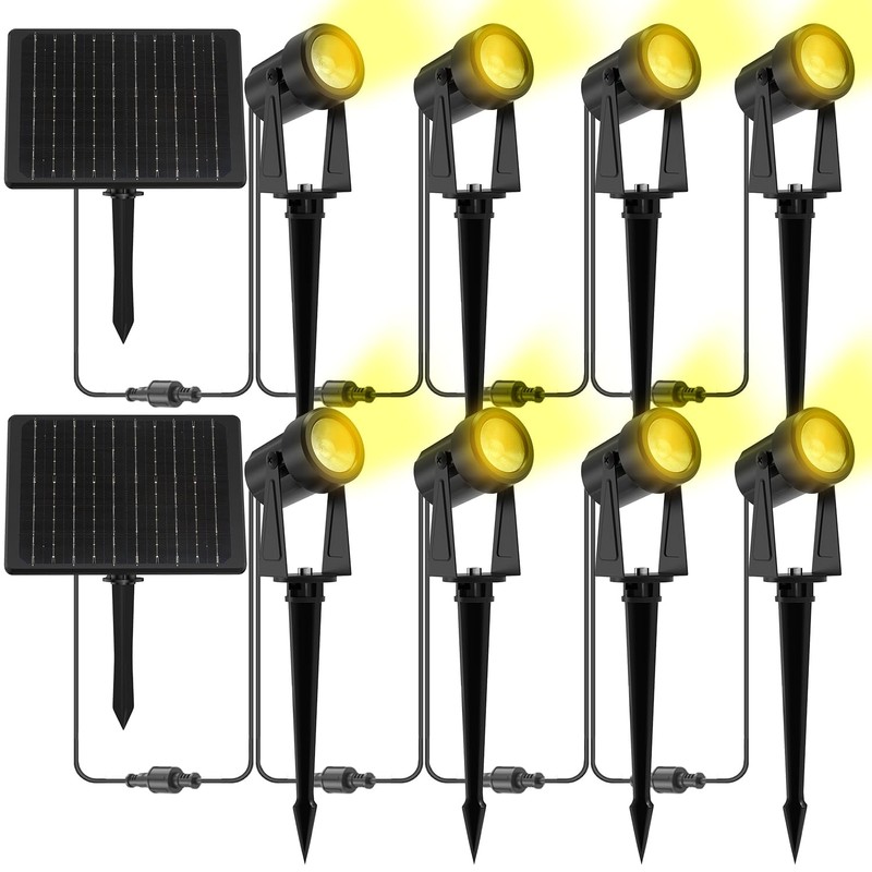 ZYAN 13FT(2x6.5FT) Solar Landscape Lights Extension Cable, Suitable for ZYAN