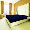 EV DEKOR®MF0001 Fitted Sheet Super King, Navy - Deep Pocket