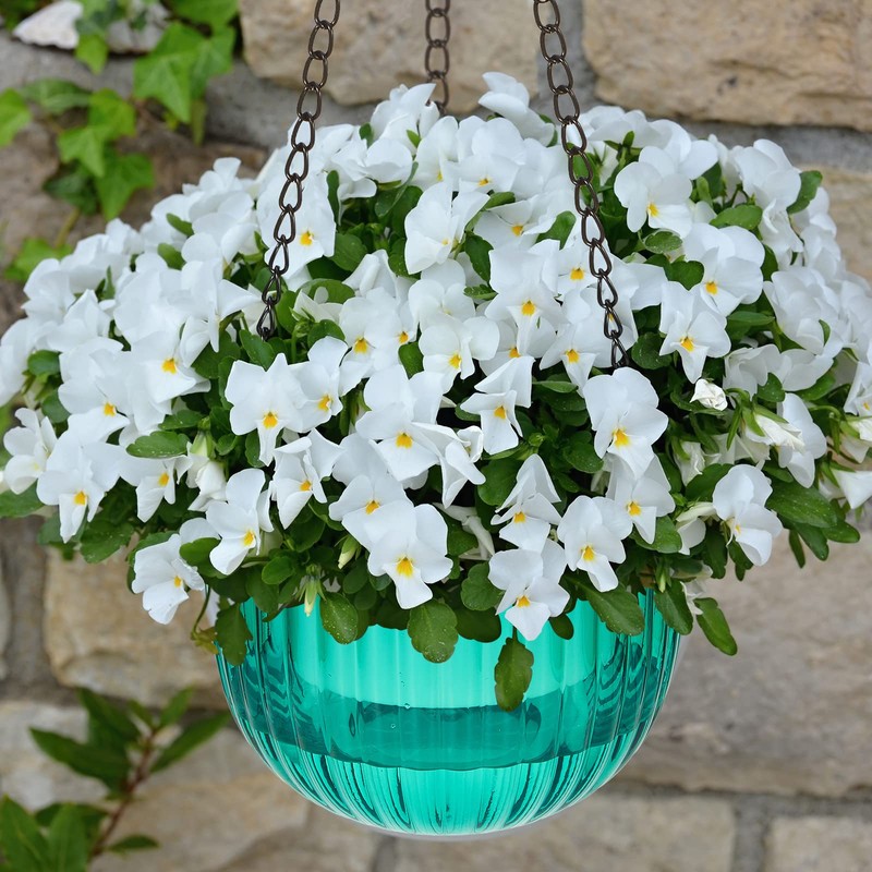 Meanplan 4 Pcs Self Watering Hanging Planter Indoor 6.5 Inch