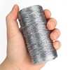 jijAcraft 100M Silver Twine String, 1.5mm Thick String Wrapping Cord