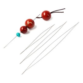 19 Pcs, 6 Sizes Stainless Steel Sewing Needles, Beading Needle, Big Eye Beading Needles for Jewellery Making, Bead Needles for Jewellery Making