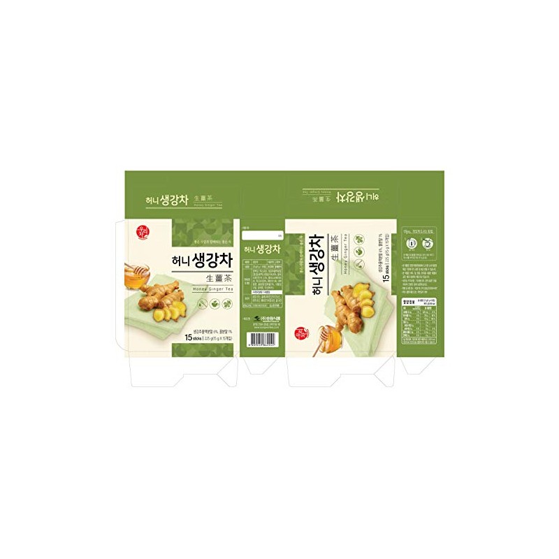 Songwon Traditional Ginger Tea, 15g x 15 Tea Sticks (1