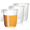 Invero Set of 3 Large 2L Measuring Jugs 2 Litre