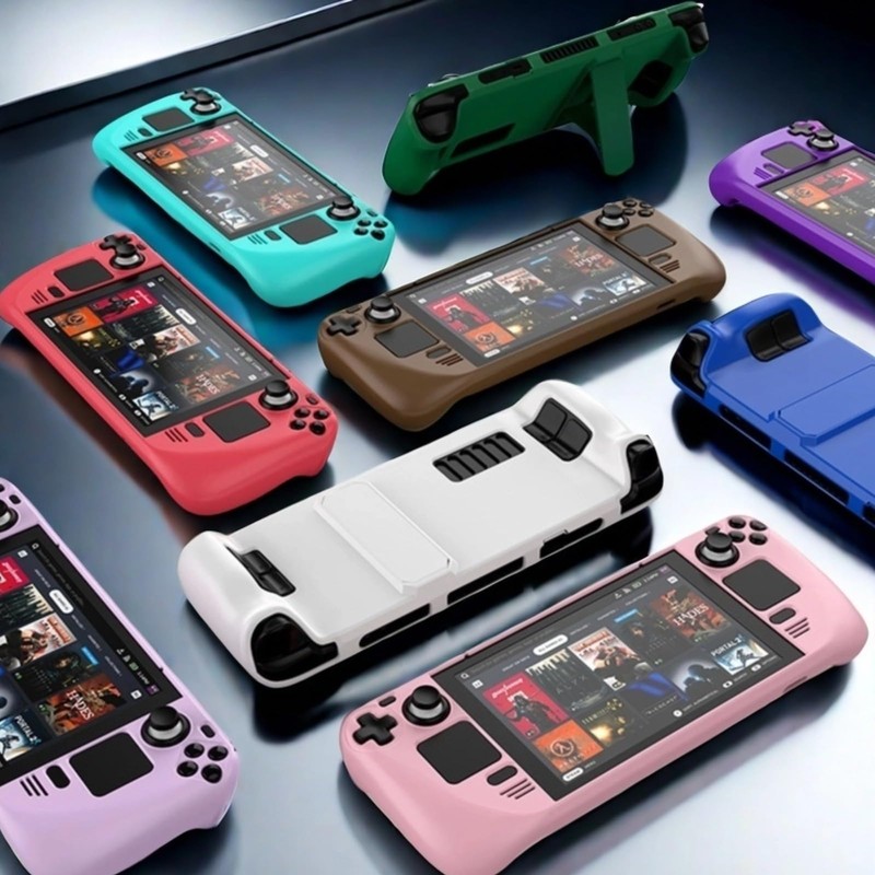 DHASUWT Steam Deck Case, Kickstand Protective Case Compatible with Steam