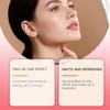 Mineral Sunscreen Setting Powder, SPF 50 Transparent Brush Powder, Long-Lasting,Lightweight