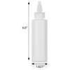 JUVITUS 4 oz / 120 ml White Plastic Cylinder Squeeze