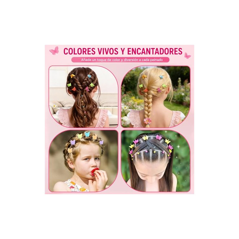 1544 PCS Accesorios para Cabello Niña, Conjunto Completo Kit para