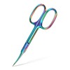 Curved Cuticle Scissors Extra Fine Precision Nail Skin Trimmer Professional