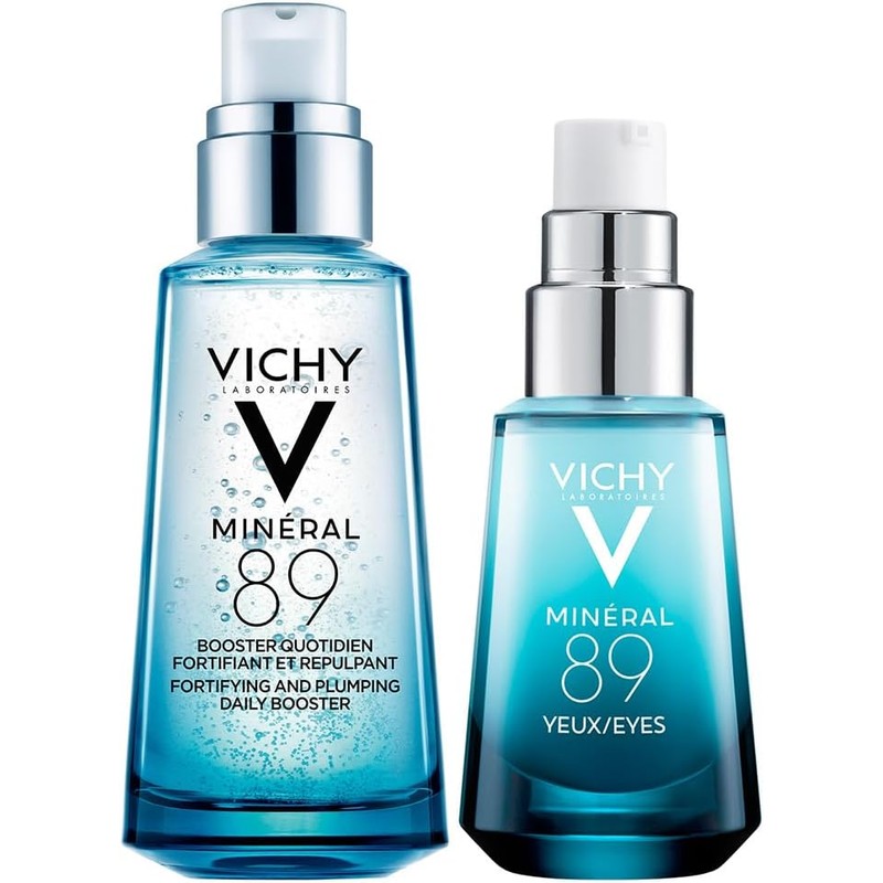 Vichy Minéral 89 Kit Hidratación: Booster + Contorno de Ojos