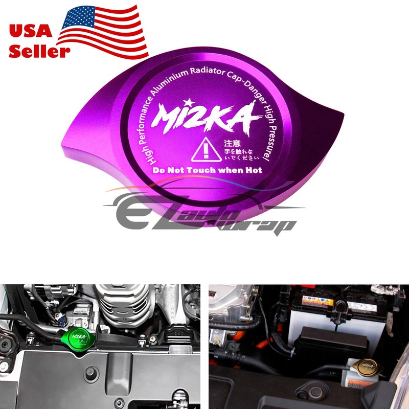 Purple Billet Aluminum Radiator Protector Pressure Cap Cover Car High
