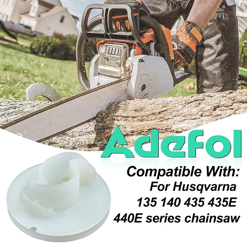 Adefol Recoil Starter Pulley for Husqvarna 435 Chainsaw 579427901 504597101