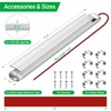 Aaleds 12v LED Interior Light Bar, 120LEDs 1500LM 8W, DC