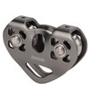 Zipline Swivel Pulley Rock Climbing Aluminum with Tandem Speed Double