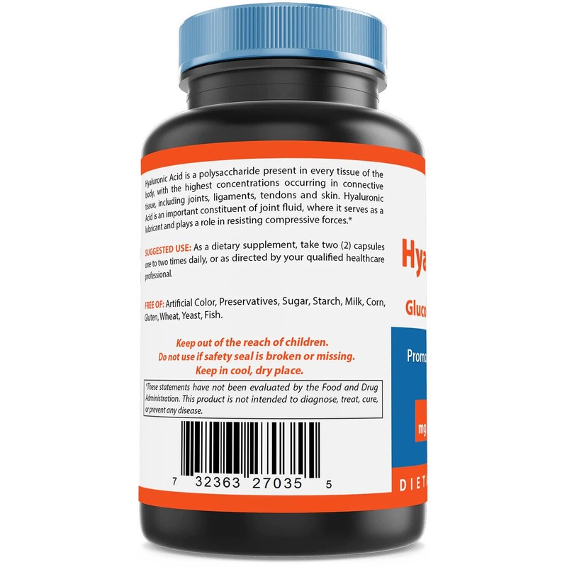 Nova Nutritions Hyaluronic Acid 100mg/serving 120 capsules