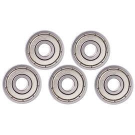 BSSTORE 625-ZZ Ball Bearings 5 x 16 x 5 mm, Double Shielding Metal 625 Z Chrome Steel Balls with Deep Throat with Double Radial Screen (5)