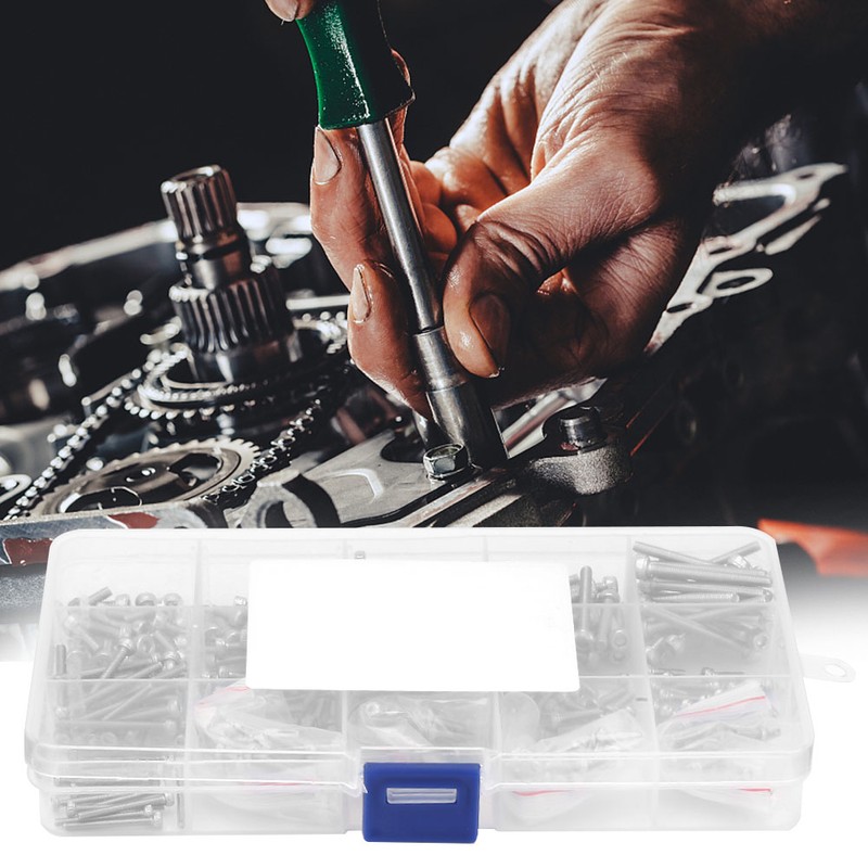 300pcs M2 M2.5 M3 Hex Socket Stainless Steel SS304 Cap