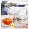 sourcing map 2Pcs Retro Lace Placemats, French Crochet Doilies Oval