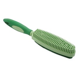 SWEEPA Duo Rubber Brush For Grooming, Cleaning, Lint and Fur Removal. Home and Auto. (Salad-Green)