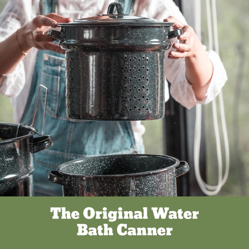 Granite Ware Enamel-on-steel 12-Piece Canner Kit, Includes 21.5 qt. Water