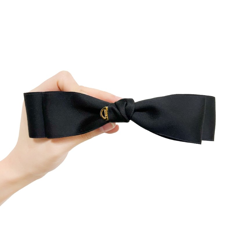 Burnaby Daily Black Ribbon Hairpin / 버나비 데일리 블랙 리본