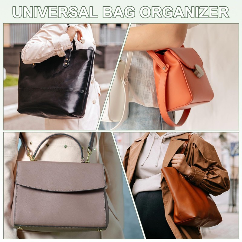 YELARXI Felt Base Shaper, Bag Bottom Shaper Purse Organizer Insert,