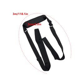 Qaziuy Surfboard Carry Strap, Paddle Board, Carry Strap, Hands-Free SUP Carry Strap with Padded, Adjustable SUP Board Accessories, Carrying Strap for Surfboards, Paddleboard, Longboard, Kayak