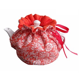 Tea Cozies, Cotton Vintage Floral Teapot Dust Cover Tea Cosy, Kitchen Home Decorative Tea Pots Cozy with Insulation Pad for Housewife, Friend, Mom (Color #17)