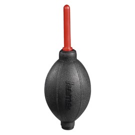 Hama Bellows Camera (Camera Cleaning for DSLR, Lenses, Eyepieces, Optics, Sensitive Surfaces, Air Blower with Valve System, 16.6 cm Length) Red/Black