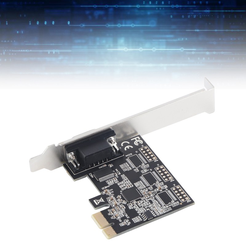 PCI E to RS232 Serial Adapter Card High Speed Transmission