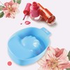 AQUEENLY Manicure Bowl, Nail Soaking Tray Bowl for Art, Polishing,