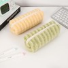 HABUAETY Small Pencil Pouch Makeup Plush Pen Bag Women Office