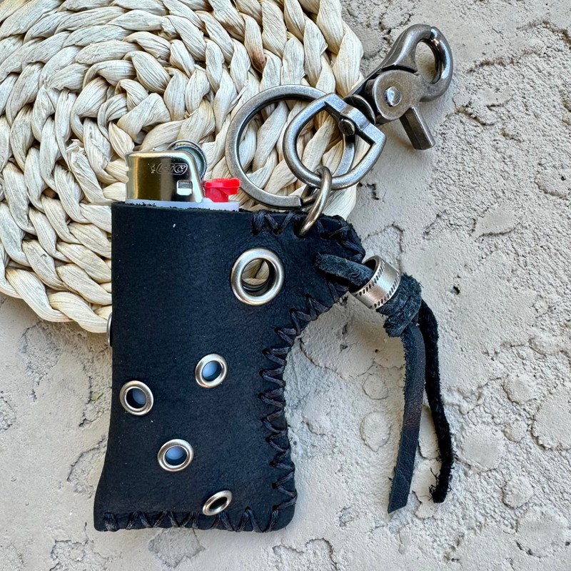 Leather Lighter Case Compatible BIC Lighter Standard Full Size in