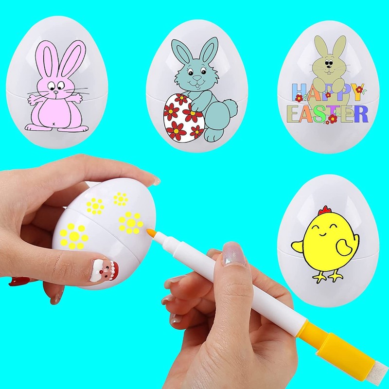 HVDHYY Children’s Toy Eggs, Easter Eggs, 2-In-1 Colour and Shape