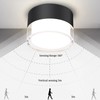 LED Surface-Mounted Ceiling Light with Radar Motion Sensor, 12 W