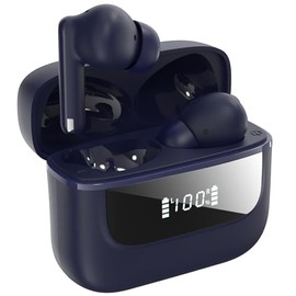 Wireless Bluetooth 5.4 Headphones, 6 Microphones, ENC Noise Cancelling for Clearer Calls, Bluetooth Headphones in Ear HiFi Deep Bass Headphones USB C 48 Hours LED, IPX7 Waterproof Sports Earphones