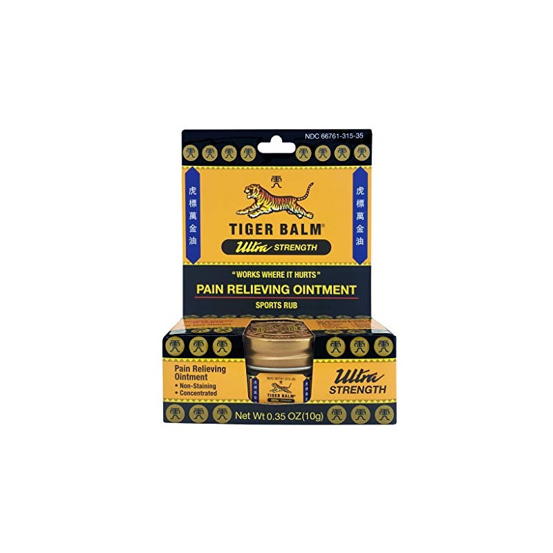 Tiger Balm Ultrafuerte Aliviar Dolor 10g Ung Ento Calmante Masaje