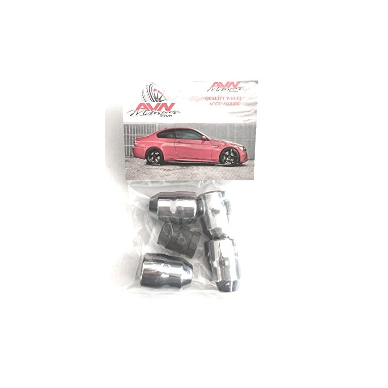 AVN Motorsports (4) 14x1.5 Acorn Wheel Locks W/ (1) Puzzle