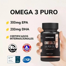 Omega 3 Calidad superior 90 Cápsulas Mvpcare Omega 3 Capsulas Excelente Calidad 2pcs