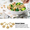 5Pcs Short Spoon Stainless Steel Ice Cream Scoop Tea Dessert