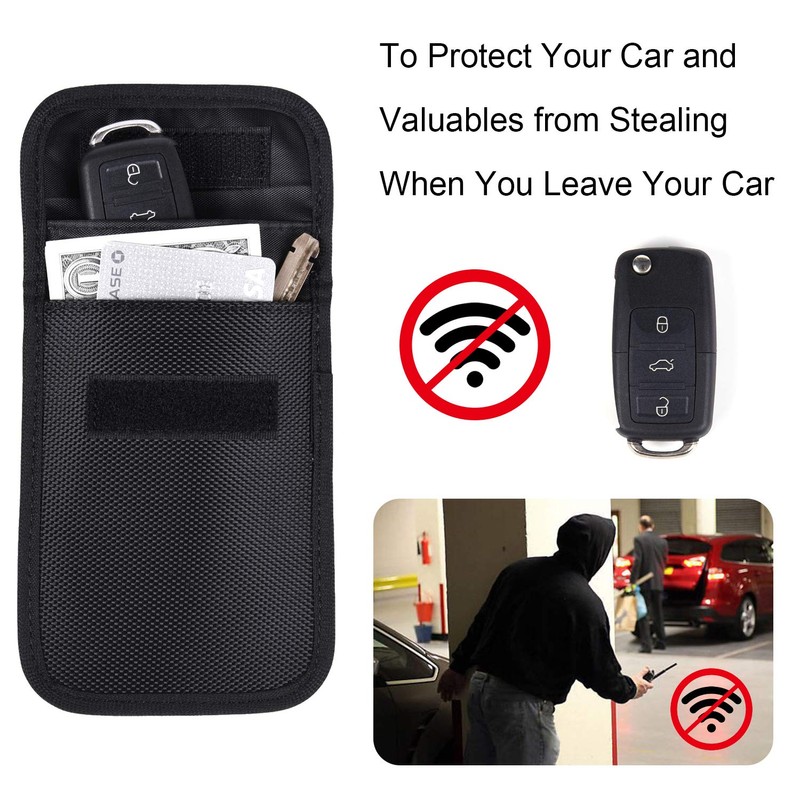 Wisdompro RFID Key FOB Protector for Car Key Signal Blocking;
