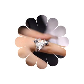 Inilbran Boho Flying Dragon Finger Ring Vintage Dragon Wrap Open Ring Silver Old Dragon Open Ankle Ring Punk Dragon Adjustable Stacking Ring Jewellery for Women, Zinc, No Gemstone