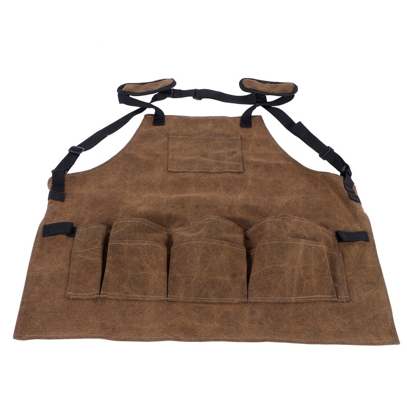 Garden MultiPocket Apron Canvas Electrician Maintenance Apron Hardware Fitting Tool