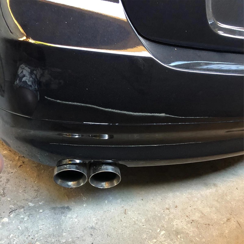 KEEPDSGN 2X Dual Exhaust Tip 2.5"Inlet For 2019-2025 Chevy SILVERADO