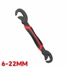 Self-Adjusting Open-End Wrench Set with Double-End Grip for Nuts, Bolts
