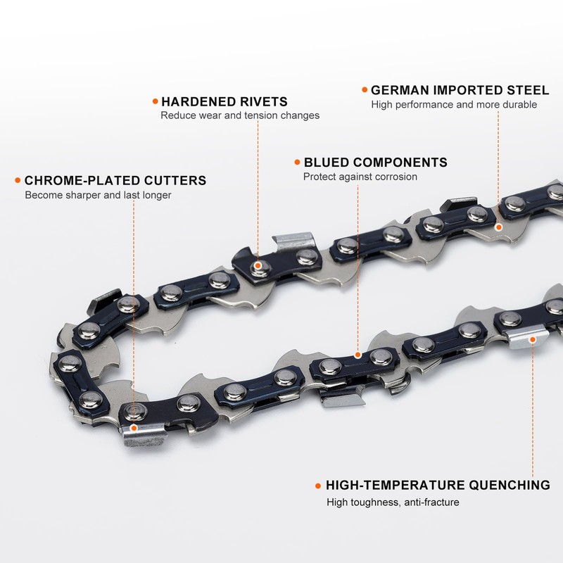 18 Inch Chainsaw Chain 3/8" LP Pitch .050" Gauge 62